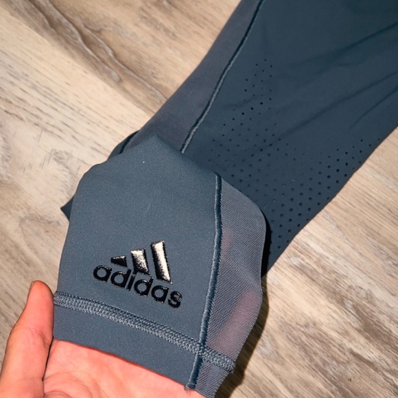 Sport trousers leggings Adidas blue - Picture 3 of 4